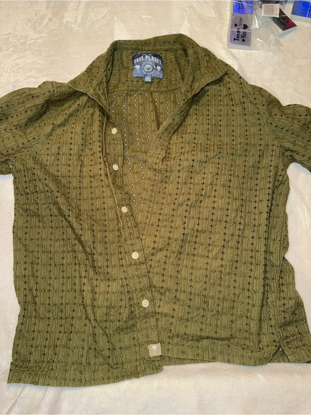 Free Planet Green Button-up